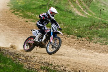 Warching, Almanya - 29 Haziran 2019 Motocross eğitimi