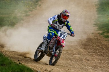 Warching, Almanya - 29 Haziran 2019 Motocross eğitimi