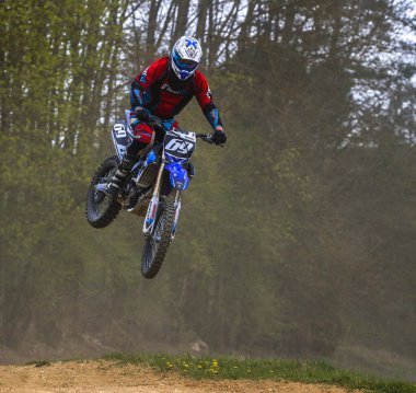 Warching, Almanya - 29 Haziran 2019 Motocross eğitimi
