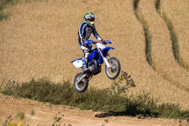 Warching, Almanya - 29 Haziran 2019 Motocross eğitimi