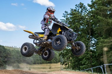 Warching, Almanya - 29 Haziran 2019 Motocross eğitimi