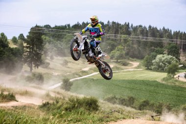 Warching, Almanya - 29 Haziran 2019 Motocross eğitimi