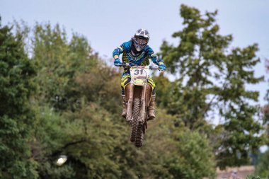 Windsberg, Almanya - 29 Haziran 2019 Motocross eğitimi Windsberg Almanya