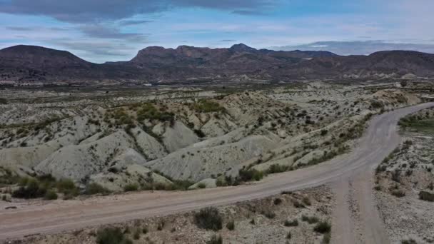 Badlands Abanilla Mahoya Nella Regione Murcia Spagna — Video Stock