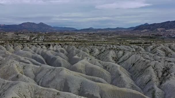 Badlands Abanilla Mahoya Nella Regione Murcia Spagna — Video Stock