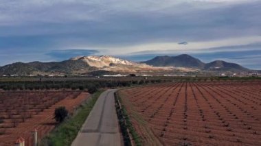 Kanada 'da manzara De La Lena, İspanya' da Murcia bölgesi, Avrupa