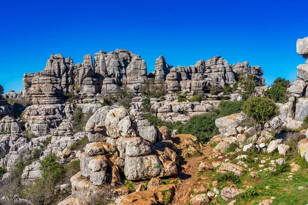 Forma Única Las Rocas Debe Erosión Que Ocurrió Hace 150 — Foto de Stock