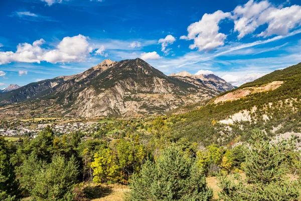 Fransız Alpleri Nin Alp Manzarası Provence Alpleri Nde Risul Col — Stok fotoğraf