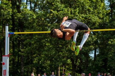Regensburg, Almanya - 20 Temmuz 2019: Bavyera Atletizm Şampiyonası