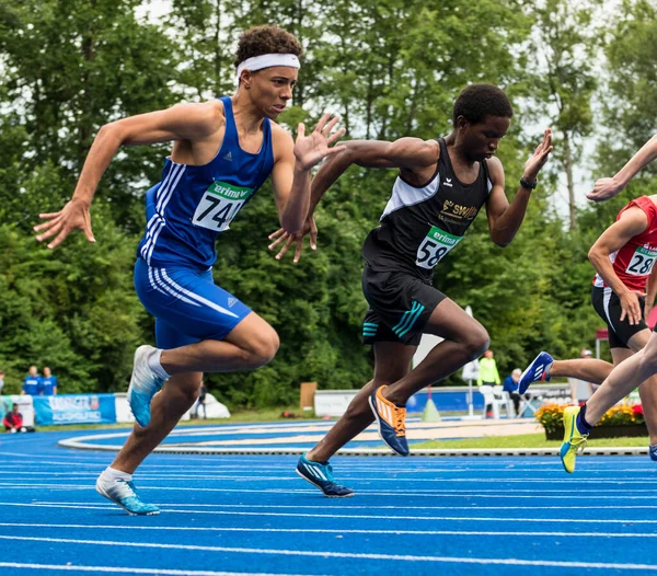 德国雷根斯堡 2019年7月20日 巴西田径锦标赛400米比赛 — 图库照片