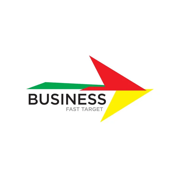 Pfeil nach oben Business-Logo-Designs — Stockvektor