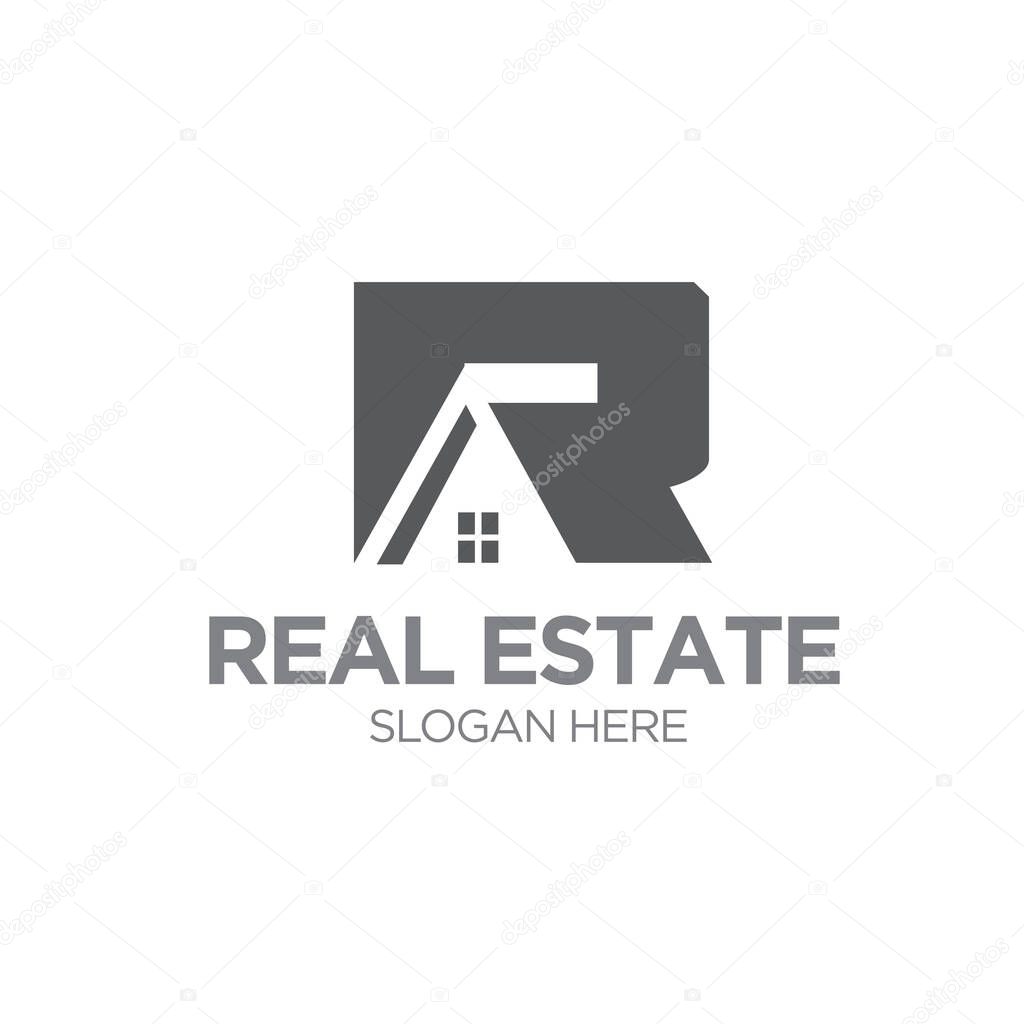 r home real estate logo designs