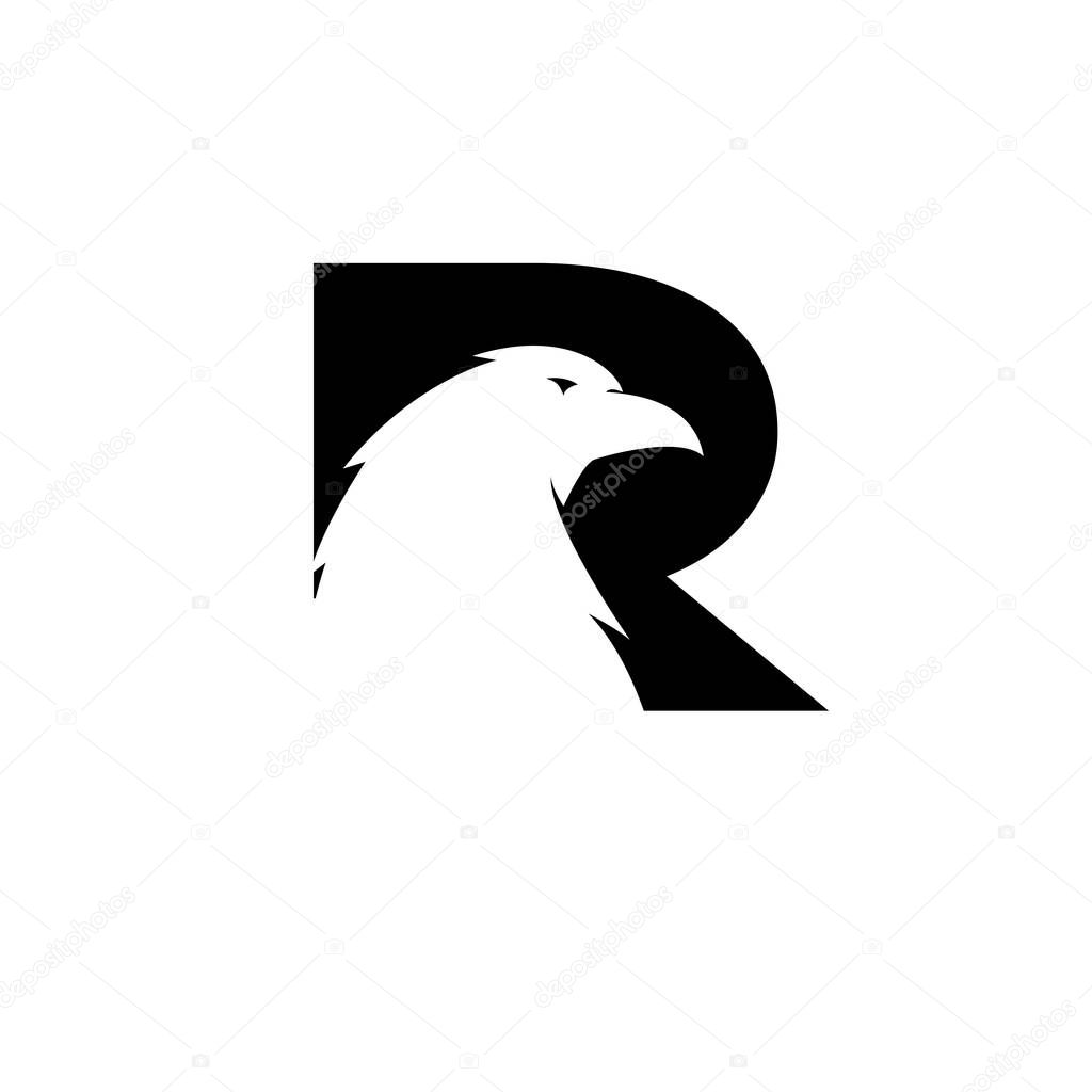 r bird eagle logo designs simple modern