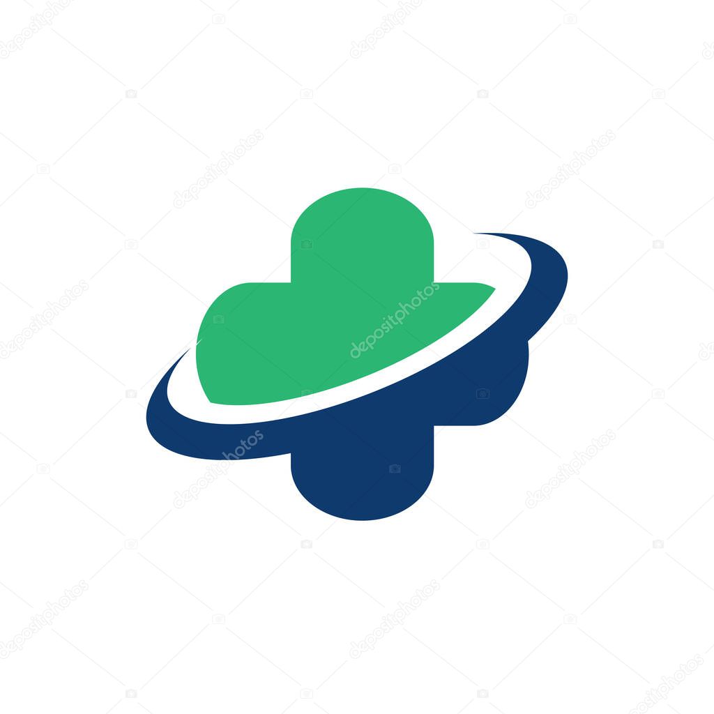 Cross medicine solutions logo designs simple