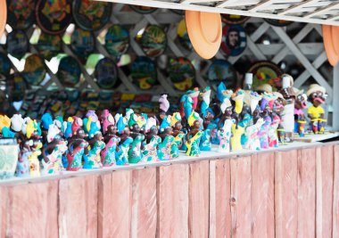 Varadero, Küba 08 Eylül 2016: Küba, Varadero bir Hatıra Eşyası olarak renkli rakamları