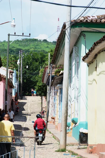 Будинки та вулиці смуги — стокове фото