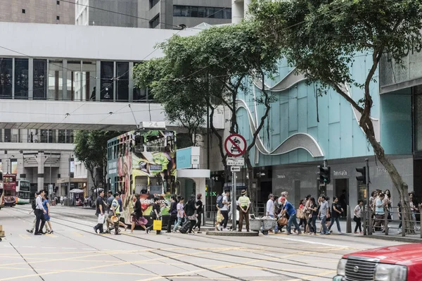 香港 2016 年 10 月 17 日︰ 香港的大都市中心 — 图库照片