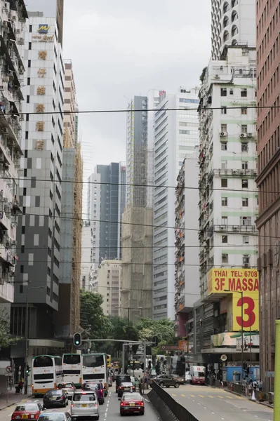 香港-2016 年 10 月 17 日︰ 香港的大都市中心 — 图库照片