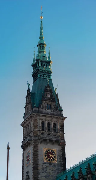 Praça da Câmara Municipal em Hamburgo — Fotografia de Stock