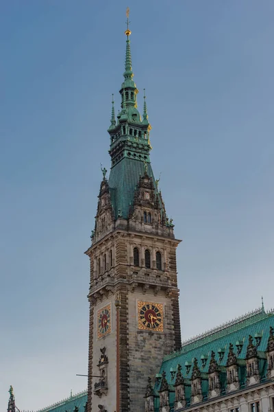 Praça da Câmara Municipal em Hamburgo — Fotografia de Stock