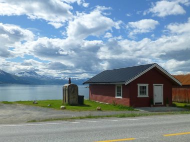 North Cape Norveç, ada North Cape cliff kuzeyinde yer alan Mageroya