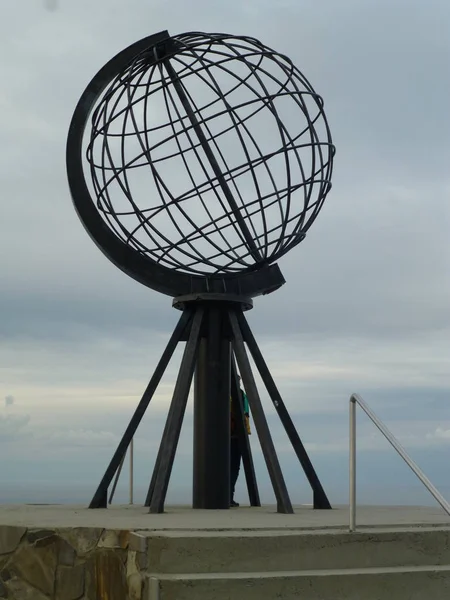 North Cape Norway, Island Mageroya situated on the north of the North Cape cliff — Stock Photo, Image