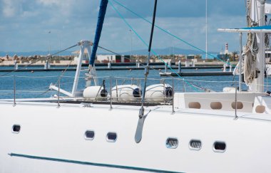 Varadero, Küba 'da bir Catamaran teknesi.
