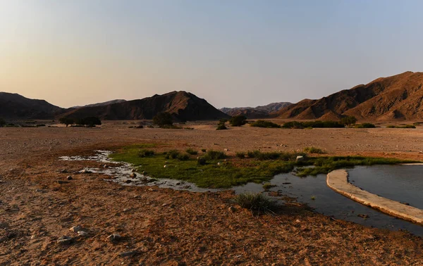 Etosha National Park Mountain landscape in Namibia South Africa — Stock Photo, Image