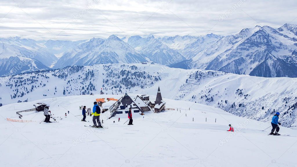 Ski resort in Mayrhofen Tirol