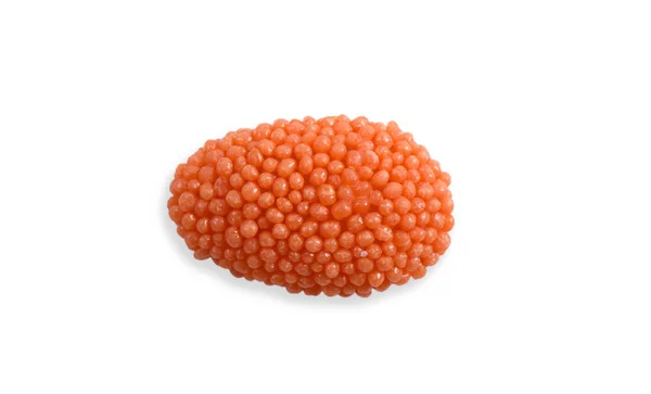 Buborék tojás gyümölcs gumi zselé mint egy szabad lemez — Stock Fotó