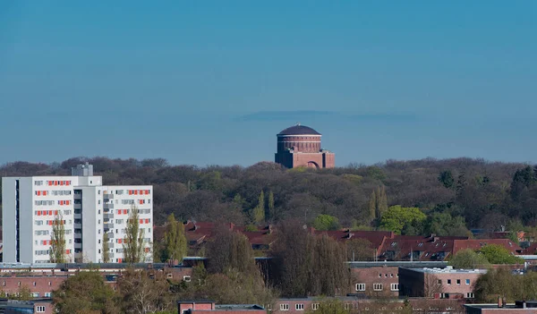 Hamburg oferuje widok na budynek biurowy — Zdjęcie stockowe