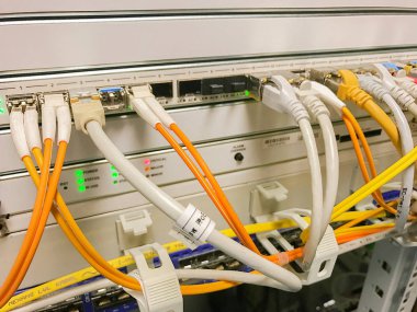 Ağ kablo Rj45 ağ anahtarı bağlantılarında