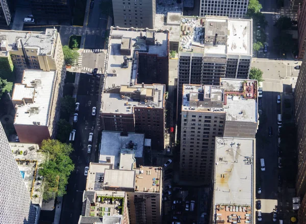 Chicago skyline och stora kontorsbyggnader — Stockfoto