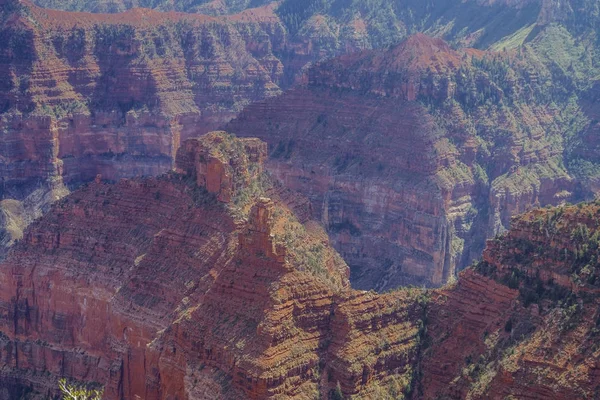 Grand Canyon och Coloradofloden på en solig dag, Arizona Usa — Stockfoto