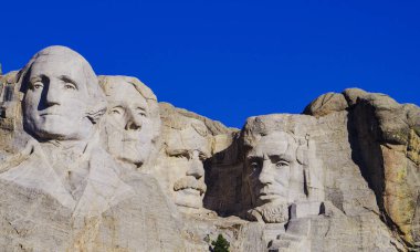 Güney Dakota 'daki Rushmore Dağı Ulusal Anıtı' nda başkanlık heykeli