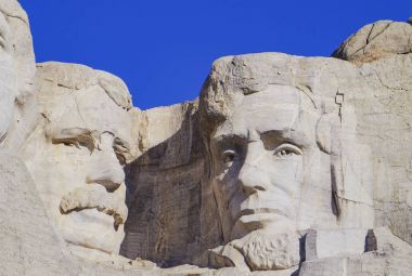 Güney Dakota 'daki Rushmore Dağı Ulusal Anıtı' nda başkanlık heykeli