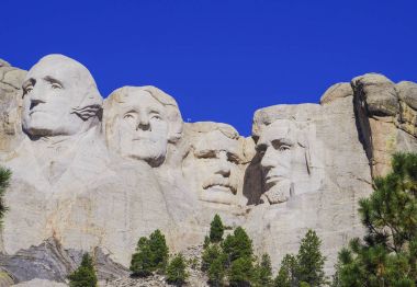 Presidential sculpture at Mount Rushmore National Monument, South Dakota clipart