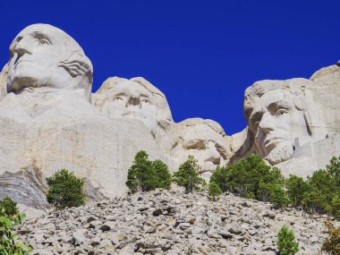 Güney Dakota 'daki Rushmore Dağı Ulusal Anıtı' nda başkanlık heykeli