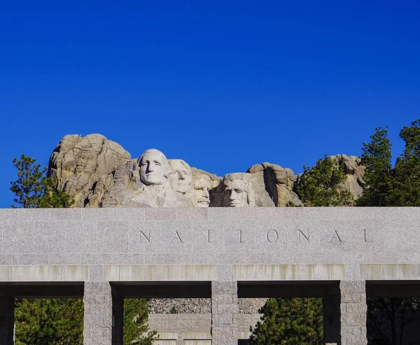 Escultura Presidencial en el Monumento Nacional Mount Rushmore, Dakota del Sur —  Fotos de Stock