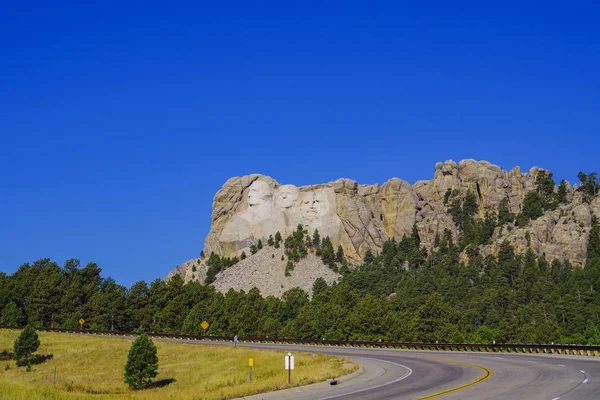 Escultura Presidencial en el Monumento Nacional Mount Rushmore, Dakota del Sur — Foto de Stock