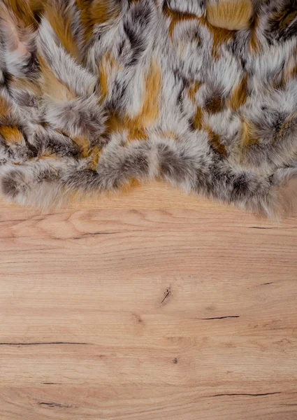 Træ Baggrund med pels kant som tekstur og baggrund for at komponere - Stock-foto