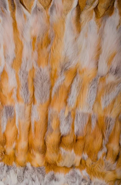 텍스처 및 붉은 여우 모피의 배경 — 스톡 사진