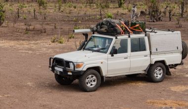 4 x 4 off-road aracı Savannah Zimbabve, Güney Afrika