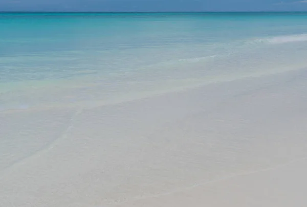 Arena Blanca Agua Turquesa Playa Caribeña Cuba Varadero —  Fotos de Stock