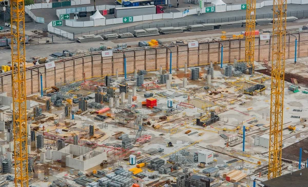 Construção Estação Comboios Colónia Colónia — Fotografia de Stock