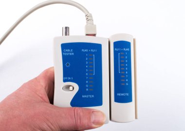 Ağ kablo Rj45 und Rj11 için kablo test edicisi