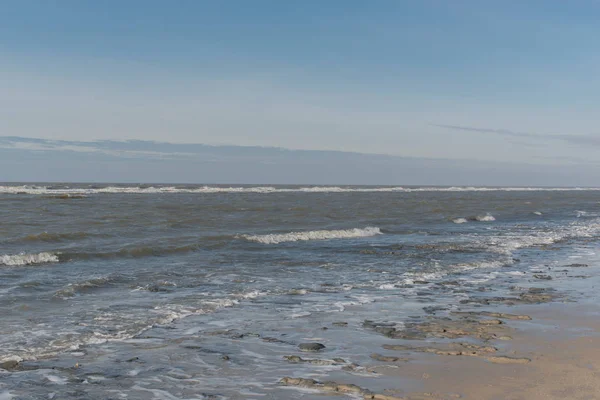 ビーチのザンクト ピーター オルディングの北海に — ストック写真
