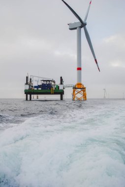 Rüzgar Çiftliği offshore enerji İnşaat
