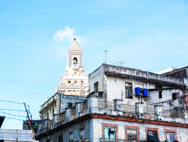 Edificio Dell Avana Sulla Strada Principale Cuba — Foto Stock