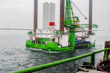 Rüzgar Park offshore enerji İnşaat